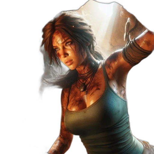 concept art, comic book art, fantasy art, photorealistic transparent PNG cut-out