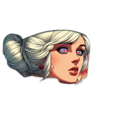 face, staff, jewelry, hair transparent PNG cut-out