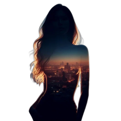 dress, face, jacket, photorealistic transparent PNG cut-out