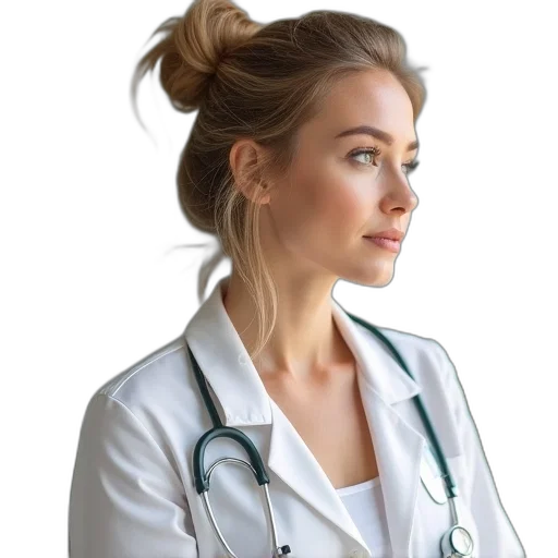 staff, face, photorealistic, oil painting transparent PNG cut-out