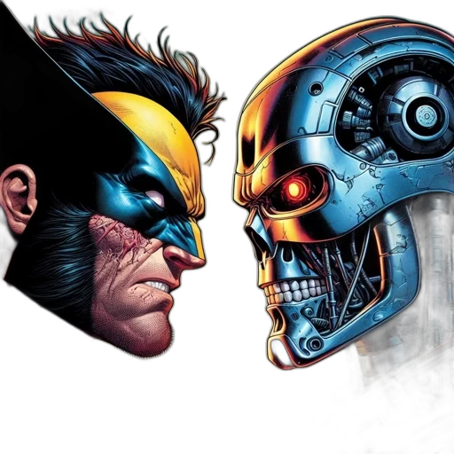 mask, comic book art, concept art, photorealistic transparent PNG cut-out