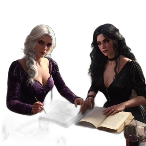 fantasy art, concept art, comic book art, photorealistic transparent PNG cut-out