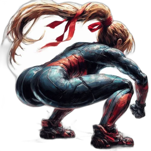 hair, weapon, comic book art, concept art transparent PNG cut-out