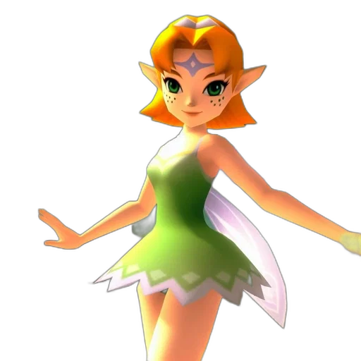 dress, crown, staff, 3d render transparent PNG cut-out