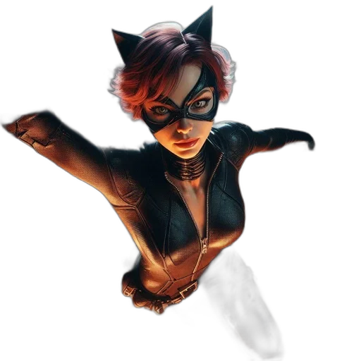 comic book art, concept art, fantasy art, cyberpunk transparent PNG cut-out