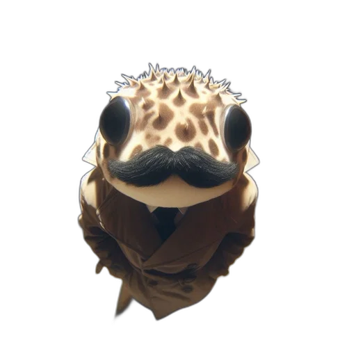 animal, creature, dragon, crown transparent PNG cut-out