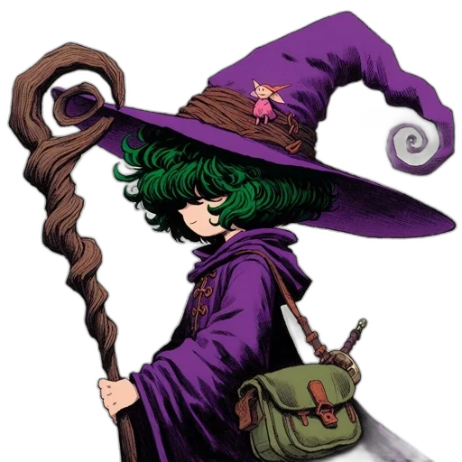 staff, hat, weapon, mask transparent PNG cut-out