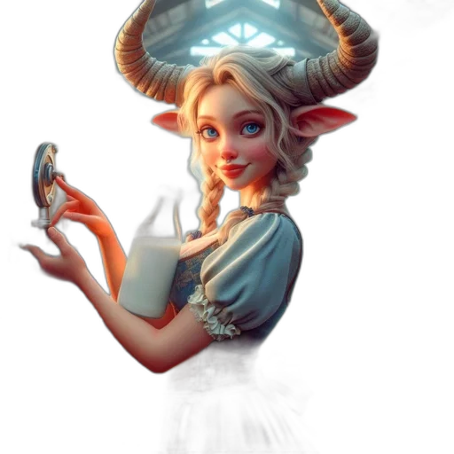 staff, hat, dragon, face transparent PNG cut-out