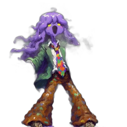 staff, creature, jacket, mask transparent PNG cut-out