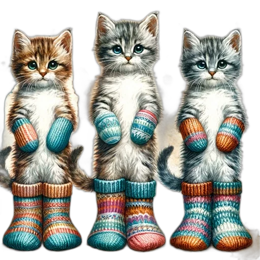 shoes, photorealistic, oil painting, three transparent PNG cut-out