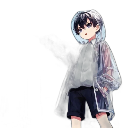 jacket, umbrella, dress, sword transparent PNG cut-out