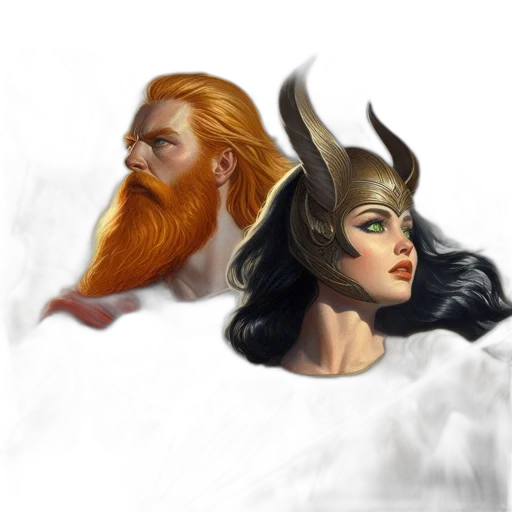 fantasy art, concept art, comic book art, pixel art transparent PNG cut-out