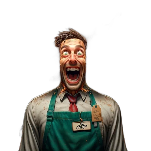 staff, face, mask, robot transparent PNG cut-out
