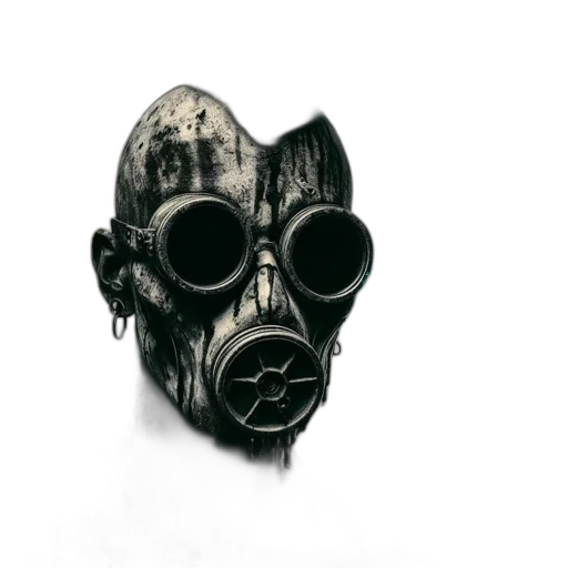 mask, face, weapon, jacket transparent PNG cut-out