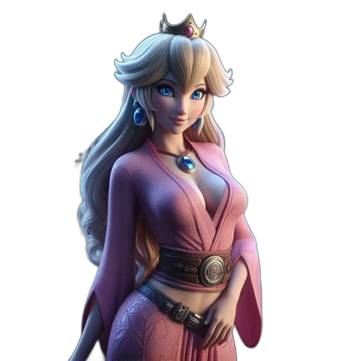 dress, crown, staff, concept art transparent PNG cut-out