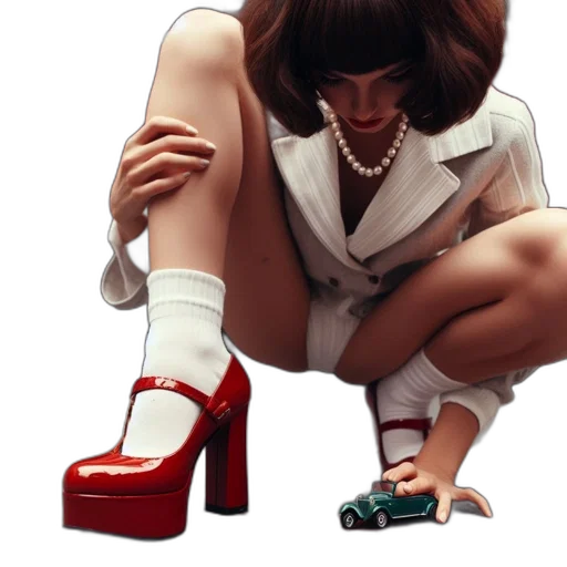 shoes, dress, photorealistic, concept art transparent PNG cut-out