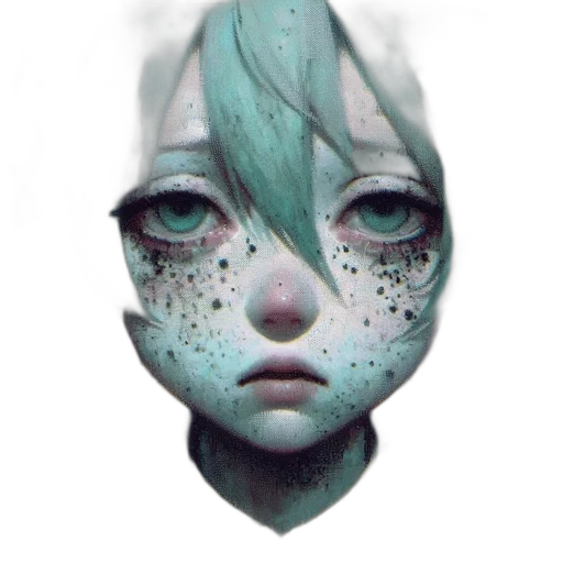 mask, face, robot, creature transparent PNG cut-out