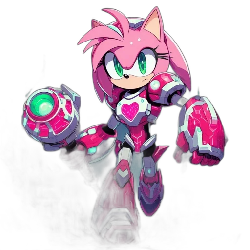 robot, weapon, concept art, pixel art transparent PNG cut-out