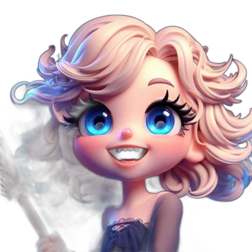 fantasy art, concept art, cartoon, photorealistic transparent PNG cut-out