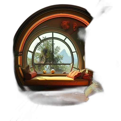 furniture, umbrella, mask, hat transparent PNG cut-out
