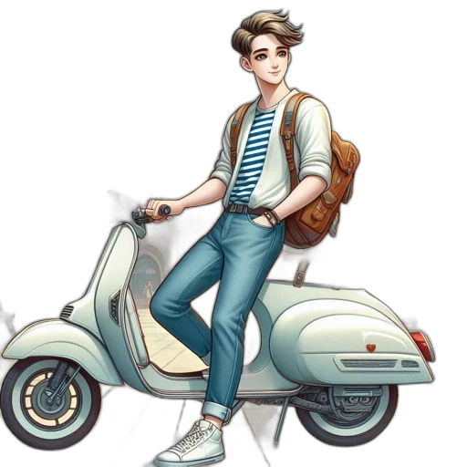 jacket, car, concept art, cartoon transparent PNG cut-out