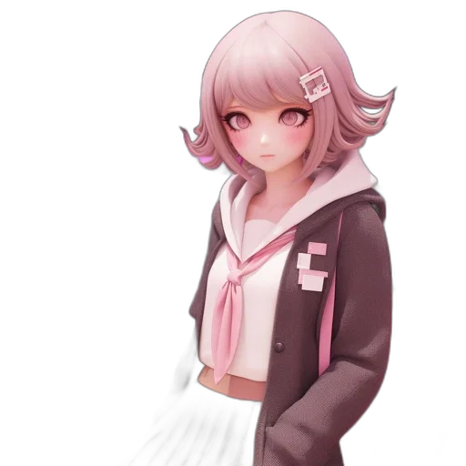 staff, jacket, creature, flower transparent PNG cut-out