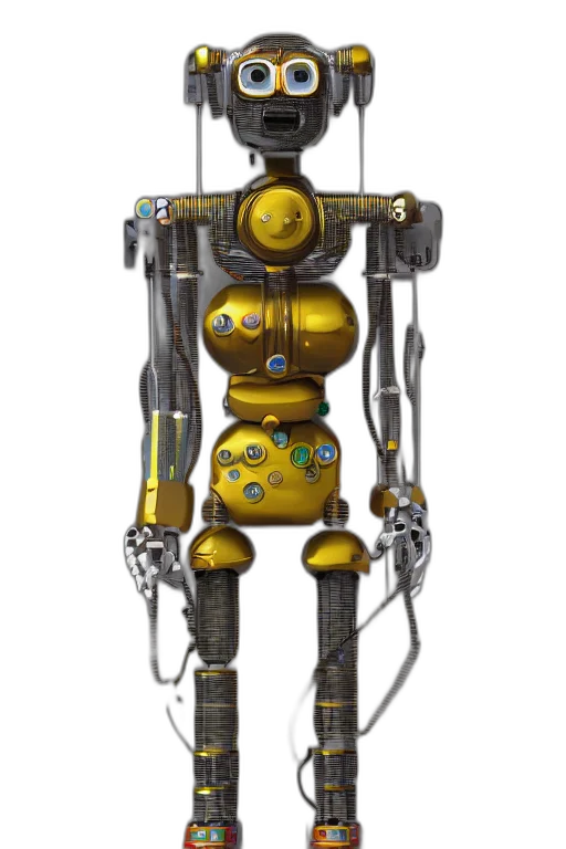 robot, staff, weapon, animal transparent PNG cut-out
