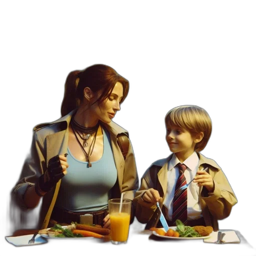 food, photorealistic, concept art, oil painting transparent PNG cut-out