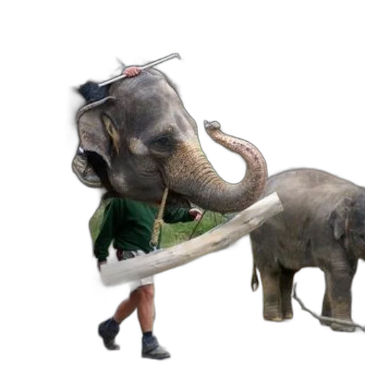 animal, creature, staff, hat transparent PNG cut-out