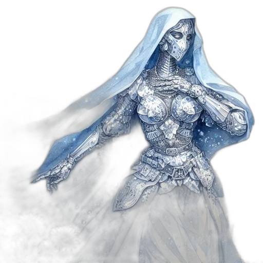 dress, concept art, fantasy art, comic book art transparent PNG cut-out