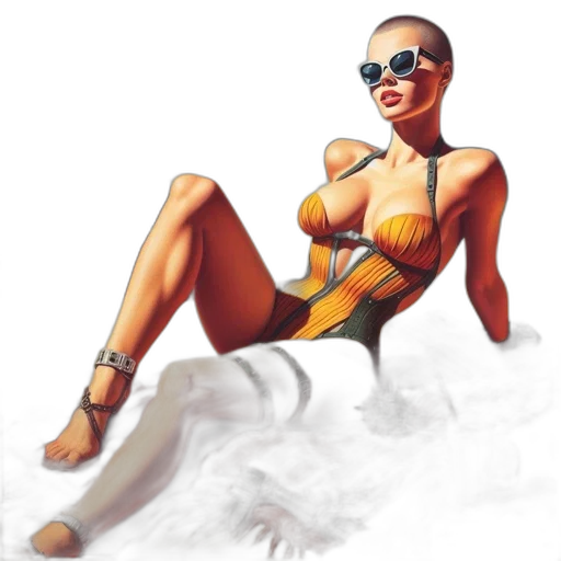 concept art, photorealistic, fantasy art, comic book art transparent PNG cut-out