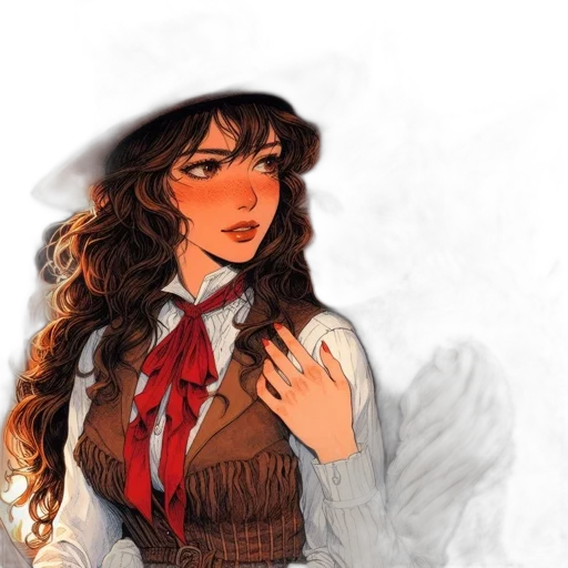 fantasy art, comic book art, concept art, anime transparent PNG cut-out
