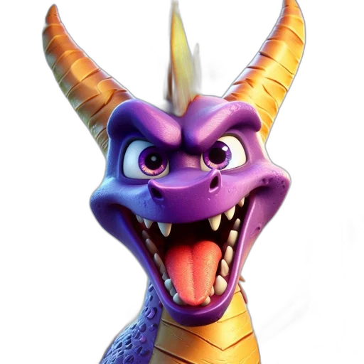 dragon, animal, 3d render, concept art transparent PNG cut-out