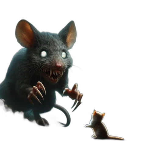 animal, creature, concept art, 3d render transparent PNG cut-out