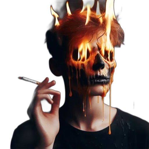 mask, face, staff, creature transparent PNG cut-out