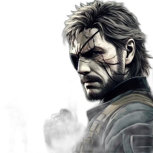 face, weapon, photorealistic, concept art transparent PNG cut-out