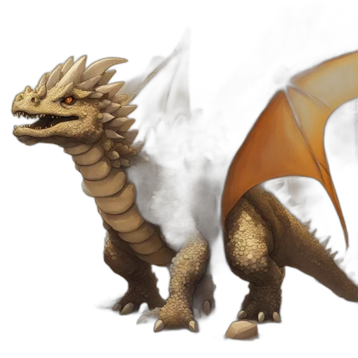 dragon, creature, animal, fantasy art transparent PNG cut-out