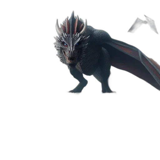 dragon, creature, animal, weapon transparent PNG cut-out
