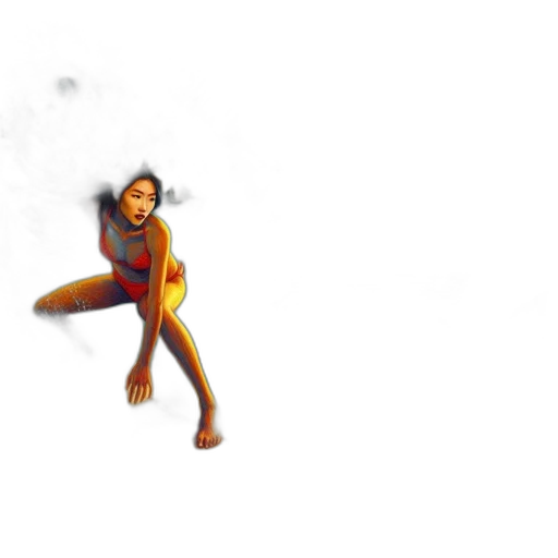 comic book art, concept art, pixel art, 3d render transparent PNG cut-out
