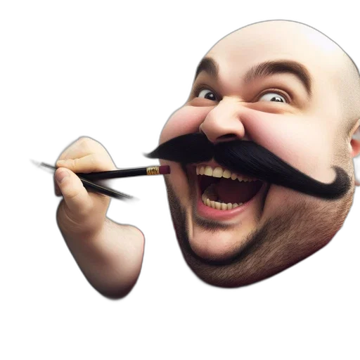staff, face, mask, hat transparent PNG cut-out