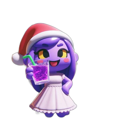 dress, staff, hat, weapon transparent PNG cut-out