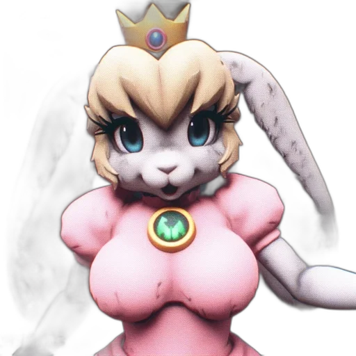 crown, dress, animal, staff transparent PNG cut-out