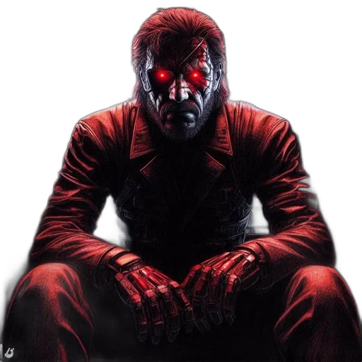 jacket, comic book art, concept art, cyberpunk transparent PNG cut-out