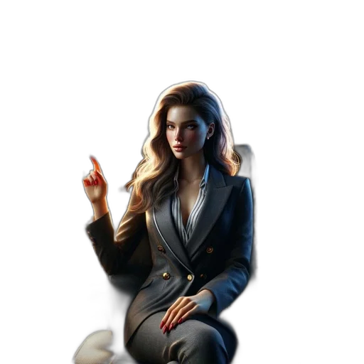 jacket, staff, dress, concept art transparent PNG cut-out