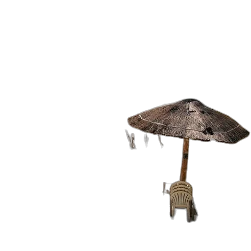 umbrella, hat, staff, furniture transparent PNG cut-out