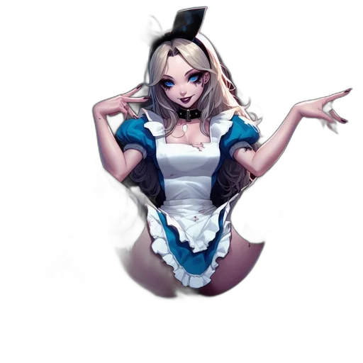 dress, staff, concept art, comic book art transparent PNG cut-out