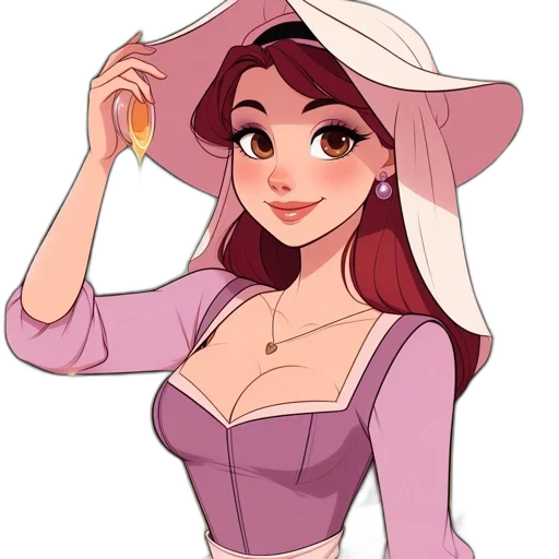 dress, hat, crown, jewelry transparent PNG cut-out