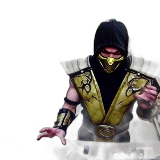 mask, concept art, 3d render, inside transparent PNG cut-out