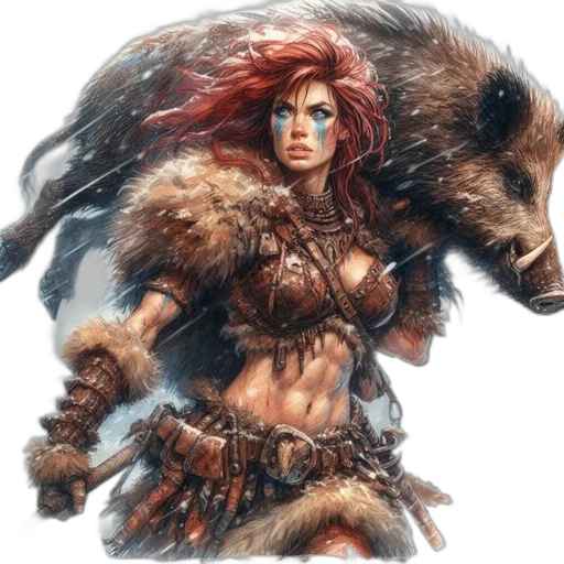 animal, fantasy art, concept art, comic book art transparent PNG cut-out