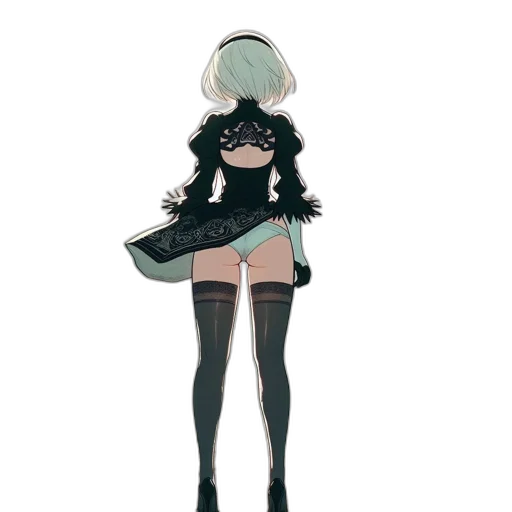 dress, mask, staff, weapon transparent PNG cut-out